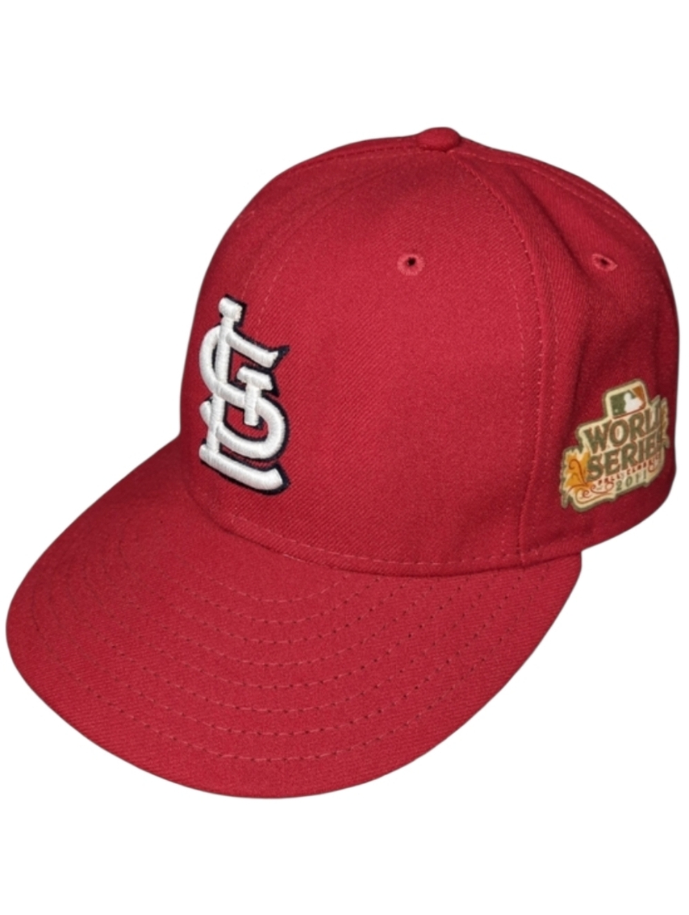 New Era 59Fifty Cool Base St Louis Cardinals Cap 2014 Fitted SZ 7 1/8 56…